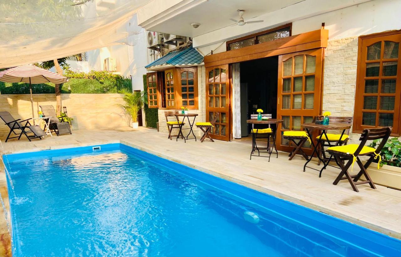 Roshani Pool Villa Gurgaon - 7BR #PrivatePool #Villa #Bungalow #Garden #Staycation Exteriör bild